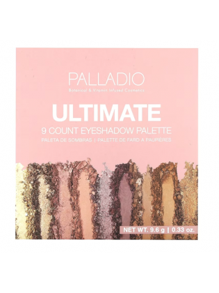 Palladio Ultimate 9 色眼影盤 (Rosey Nudes)